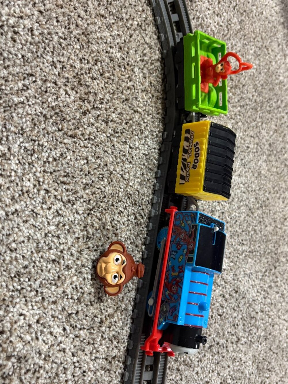 Thomas Friends Sodor Safari Monkey Thomas GLK70 Motorized COMPLETE